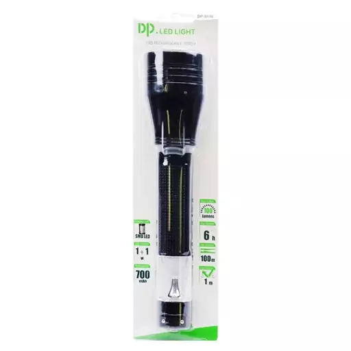 چراغ قوه پلیسی DP.LED Light DP-9116 ارسال رایگان