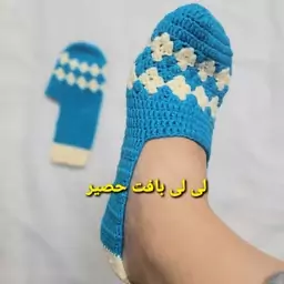 پاپوش دخترانه و زنانه بافتنی در غرفه لی لی بافت حصیر،پاپوش دستبافت ،پاپوش مجلسی،سایز 38 و 39