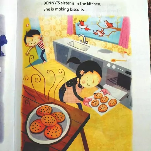 کتاب بنی و بیسکوئیت ها ریدرز 1 Benny and the Biscuits Family Readers 1