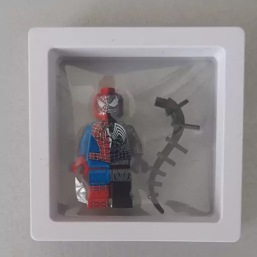 قاب مینیفیگور لگو شخصیت مرد عنکبوتی دوگانه توبی مگوایر (symbiote spiderman)