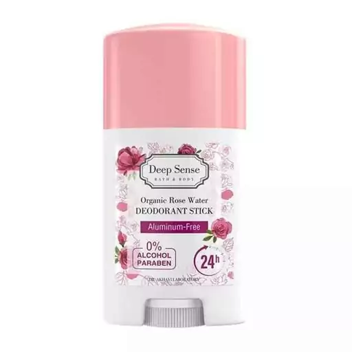 استیک دئودورانت دیپ سنس مدل Organic Rose Water حجم 40 گرم