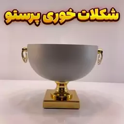 شکلات خوری وزرا مدل پرستو طوسی طلایی-آبکاری فورتیک -رنگ استاتیک