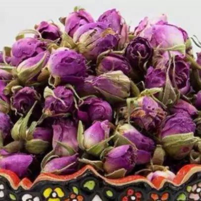 غنچه گل محمدی اعلا و درجه 1 تازه امسالی با ضمانت مرجوعی  و درشت 100 گرمی 