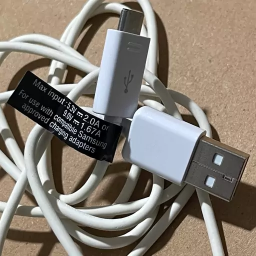 کابل شارژ سامسونگ میکرو یو اس بی micro usb کابل شارژ میکرو سامسونگ