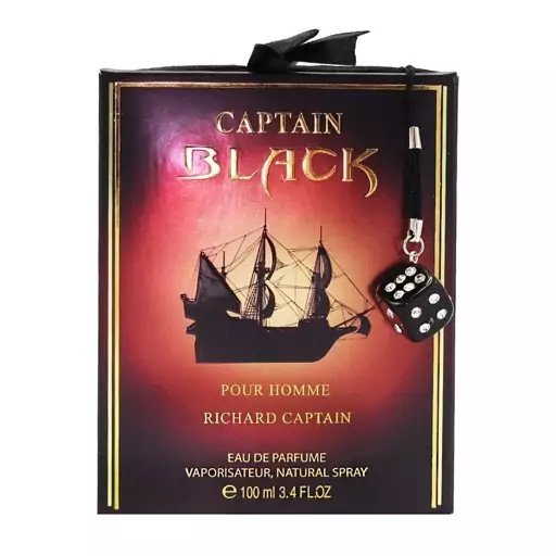 ادو پرفیوم مردانه کاپتان بلک ورد مدل Richard Captain حجم 100 میلی لیتر