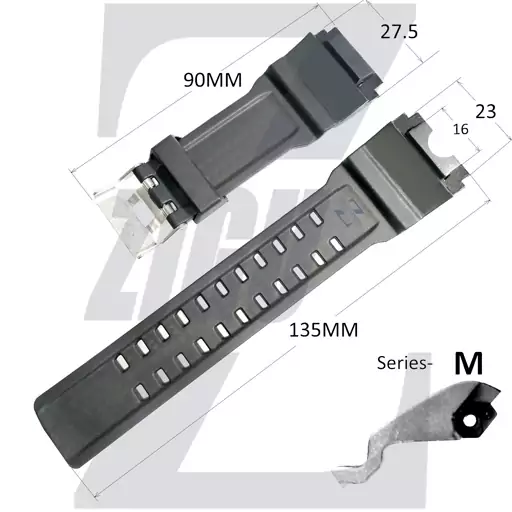 بند ساعت اسکمی مناسب GS-7/3 SKMEI-1586-1357-1155