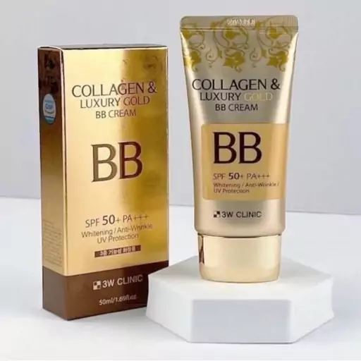 بی بی کرم کلاژن تری دبلیو کلینیک 3w Clinic Collagen  Luxury Gold Cream 50 ml