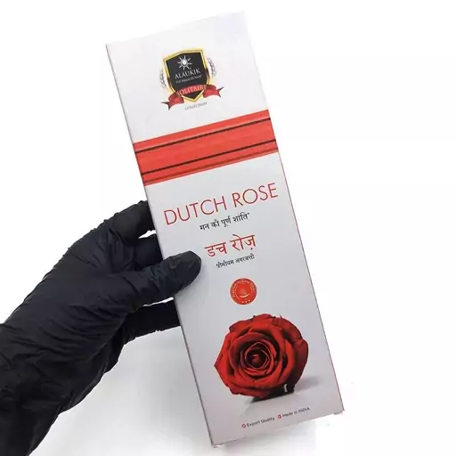 عود دستساز آلاکیک alaukik مدل داچ رز DUTCH ROSE رز هلندی 100g کد 520178