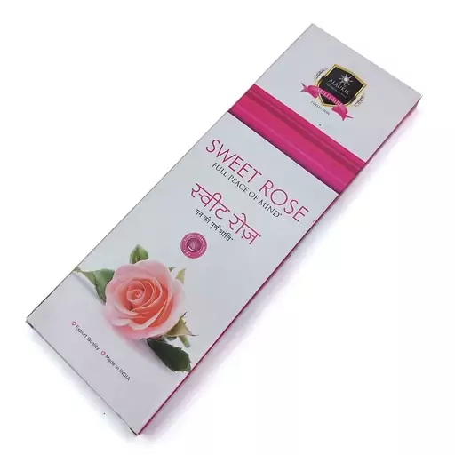 عود دستساز آلاکیک alaukik  مدل سویت رز ( رز شیرین ) Sweet Rose 100g کد 520176