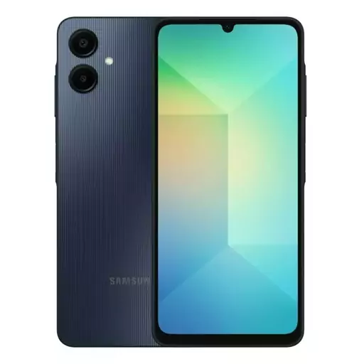 گوشی موبایل سامسونگ مدل Galaxy A06 ظرفیت 64 گیگابایت و رم 4 گیگابایت 18 ماه گارانتی ریجستر شده