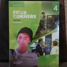 کتاب فور کرنرز 4 با کتاب کار و سی دی four corners 4 second edition 