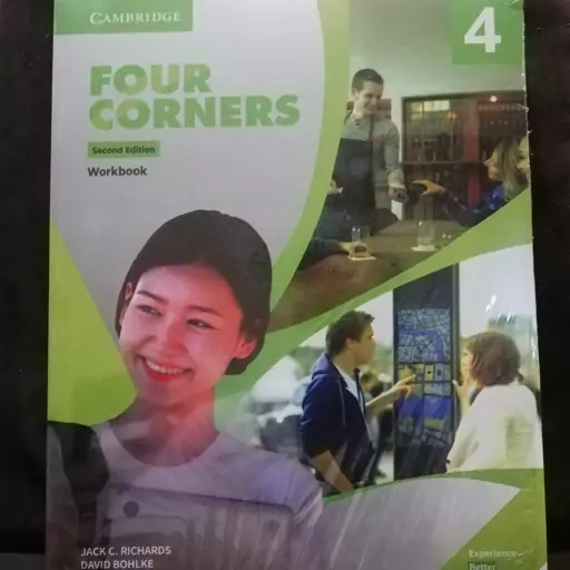 کتاب فور کرنرز 4 با کتاب کار و سی دی four corners 4 second edition 