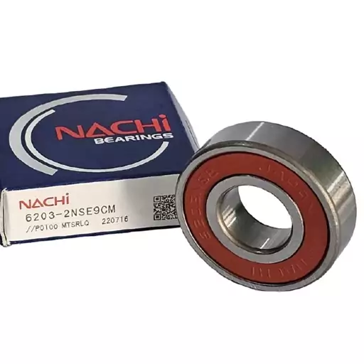 بلبرینگ دینام کد 6203 برند NACHI اصلی ژاپن (ارسال از طریق تیپاکس)