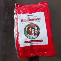 مکمل پروبیوتیک ویژه نشخوارکنندگان گاو، گوسفند، بز، میش، قوچ و ...  bio rumina(500 گرمی) 