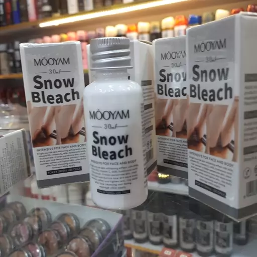 سفیدکننده مویام snow bleach  اورجینال روش کننده تخصصی سفیدکننده دائمی بدون برگشت فرمول ضد حساسیت و نرم کننده بسیار ملایم