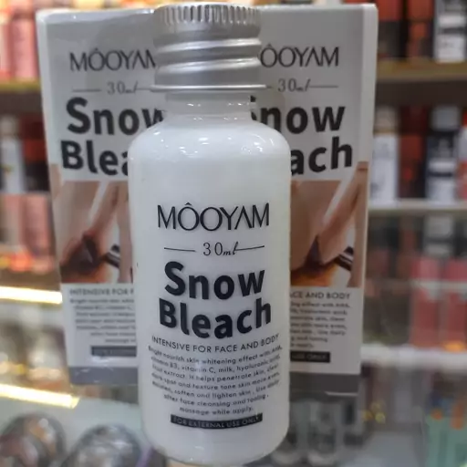 سفیدکننده مویام snow bleach  اورجینال روش کننده تخصصی سفیدکننده دائمی بدون برگشت فرمول ضد حساسیت و نرم کننده بسیار ملایم