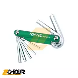 مجموعه آچار آلن چاقویی تاپ تول 7 عددی مدل TOPTUL AGFH0701