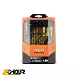 مجموعه 30 عددی سری پیچ گوشتی و مته آاگ مدل AEG 430410