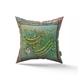 کاور کوسن مخمل طرح سنتی  کد  14160 سایز 35*35