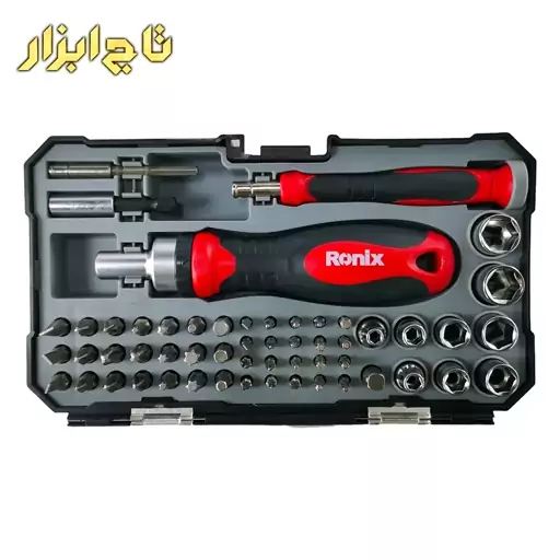 ست پیچ گوشتی و بکس رونیکس مدل RH-2717