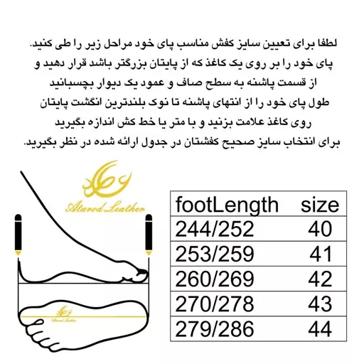 کفش مردانه چرم عطارد مدل SH09