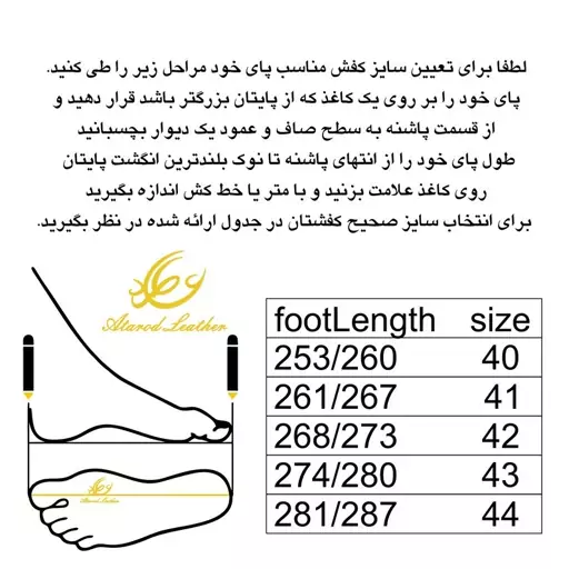 کفش مردانه چرم عطارد مدل چرم طبیعی کد SH33