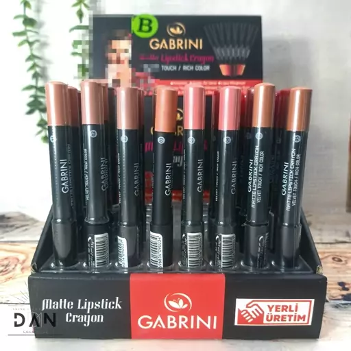 رژ مدادی گابرینی مات GABRINI مدل MATTE LIPSTICK CRAYON