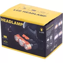 چراغ پیشانی (Head Lamp) چندمنظوره، شارژی