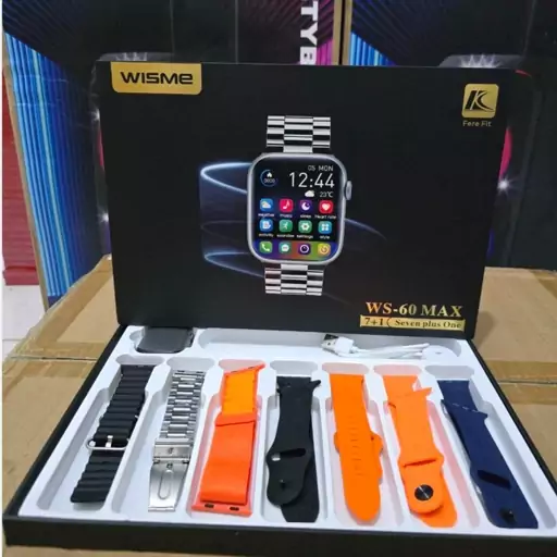 ساعت هوشمند برند WIMSE مدل WS-60 Max با هفت بند