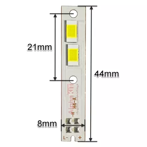 چیپ ال ای دی هدلایت 40 وات سفید مهتابی CSP H4-A مسی