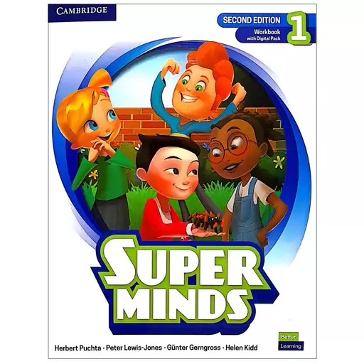 کتاب زبان Super minds 1 second edition     