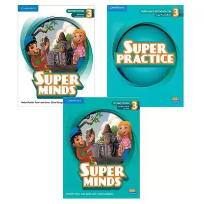 کتاب Super minds 3 second editionسه جلدی 