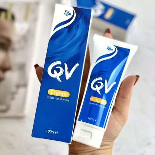 کرم کیو وی تیوپی مرطوب کننده کیو ویcream QV کرم تیوپیqv 100گرم 