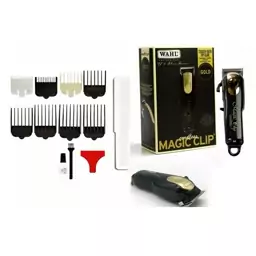 ماشین اصلاح سر و صورت وال مجیک کلیپ بیسیم بلک اند گلد Wahl Cordless Magic Clip 