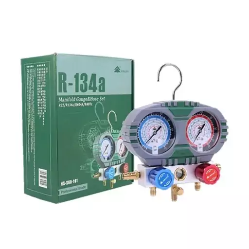 گیج دوقلو هانگسن R134a مدل HS-S60-101