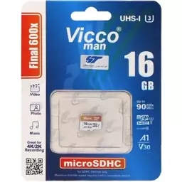 رم کارت حافظه 16 گیگ شونزده گیگ ویکومن vicco man مدل 600x