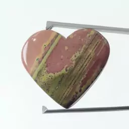 سنگ جاسپر معدنی Succor Creek Jasper (تراش قلب)