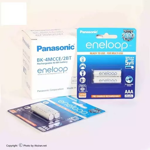 باتری نیم قلمی قابل شارژ پاناسونیک مدل eneloop بسته 4عددی