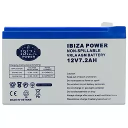 باتری 12 ولت Ibiza 7200mAh