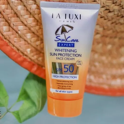 کرم ضد آفتاب spf30برند لالوکس بی رنگ فاقد چربی