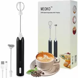 همزن وکف ساز شیر شارژی برند meoko