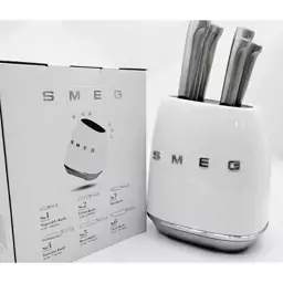 سرویس چاقو 7 پارچه اسمگ مدل SMEG KBSF01 (پس کرایه)