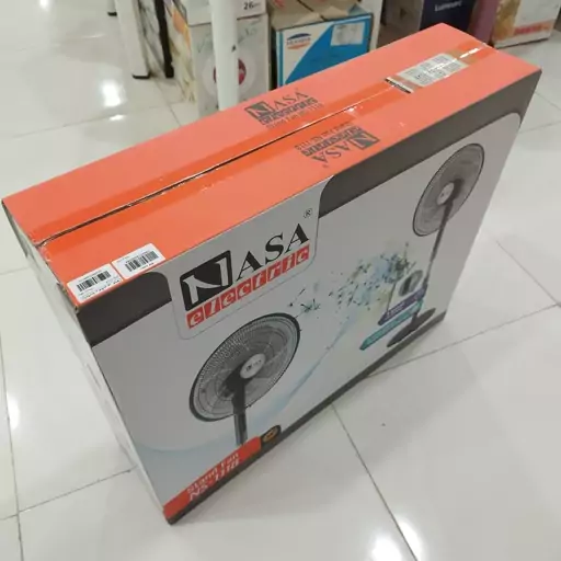 پنکه ایستاده نقره ای ناسا مدل NS-1118 با ضمانت 18 ماهه