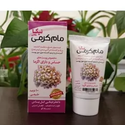 مام کرم با رایحه گل یاس، نرم کننده و آبرسان پوست، روشن کننده پوست های تیره بخصوص پوست زیر بغل، خوشبو و ماندگار