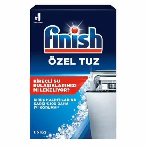 نمک ماشین ظرفشویی فینیش OZEL TUZ وزن 1.5 کیلوگرمی