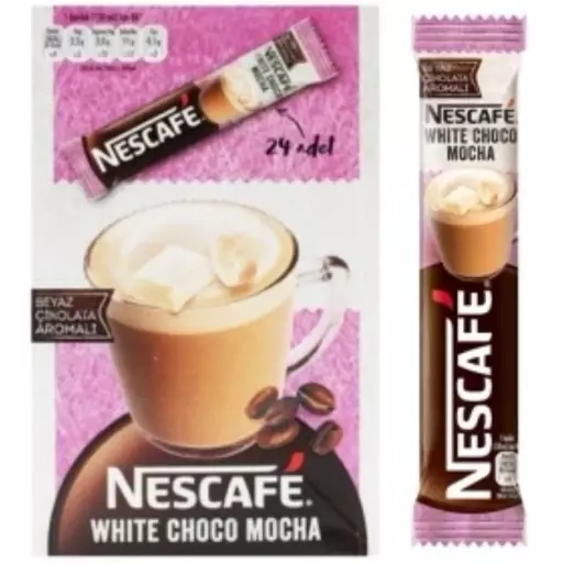 قهوه فوری موکا سفید 24 عددی نسکافه Nescafe