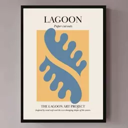 تابلو آتا مدل Lagoon art  کد 248901535