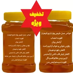 عسل بهار نارنج (دو کیلویی با تخفیف ) ارسال رایگان