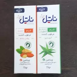 کرم مرطوب کننده دست و صورت ناتل 2 عددی