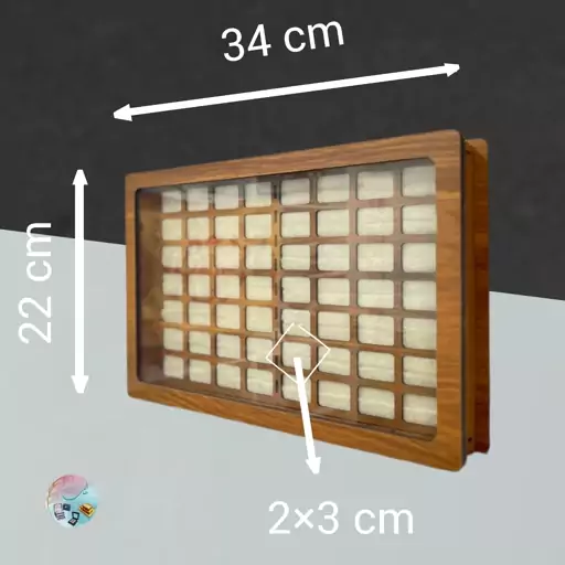 جعبه انگشتر ام دی اف (56خانه)